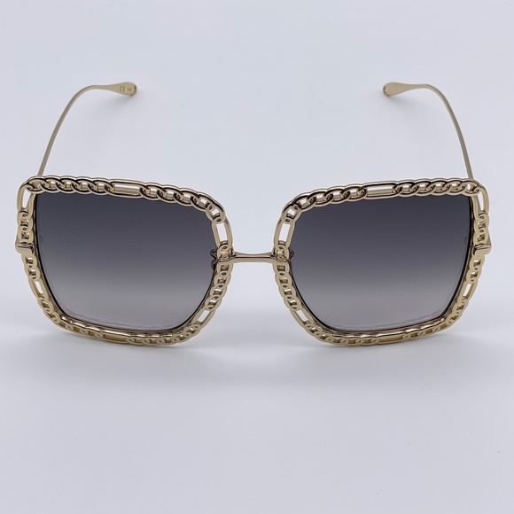 Gucci Accessories - BRAND NEW GUCCI GG1033S 002 Gold/Grey Women Sunglasses